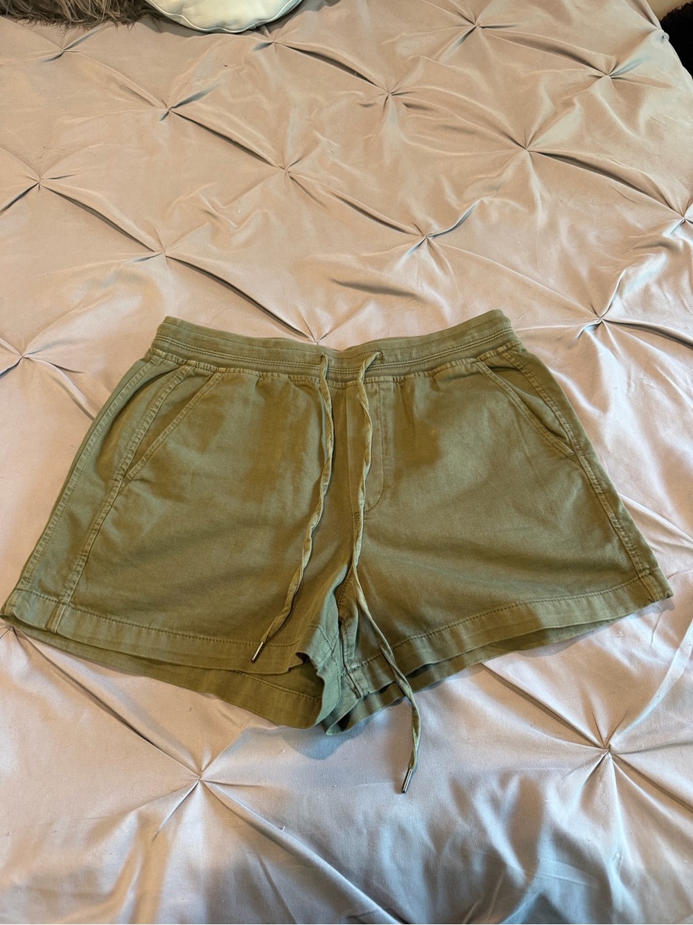 GAP Olive Green Drawstring Athletic Shorts